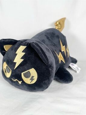 Aphmau MeeMeows Series 8 Elemental Lightning Series 8 Cat Black Gold, 11"